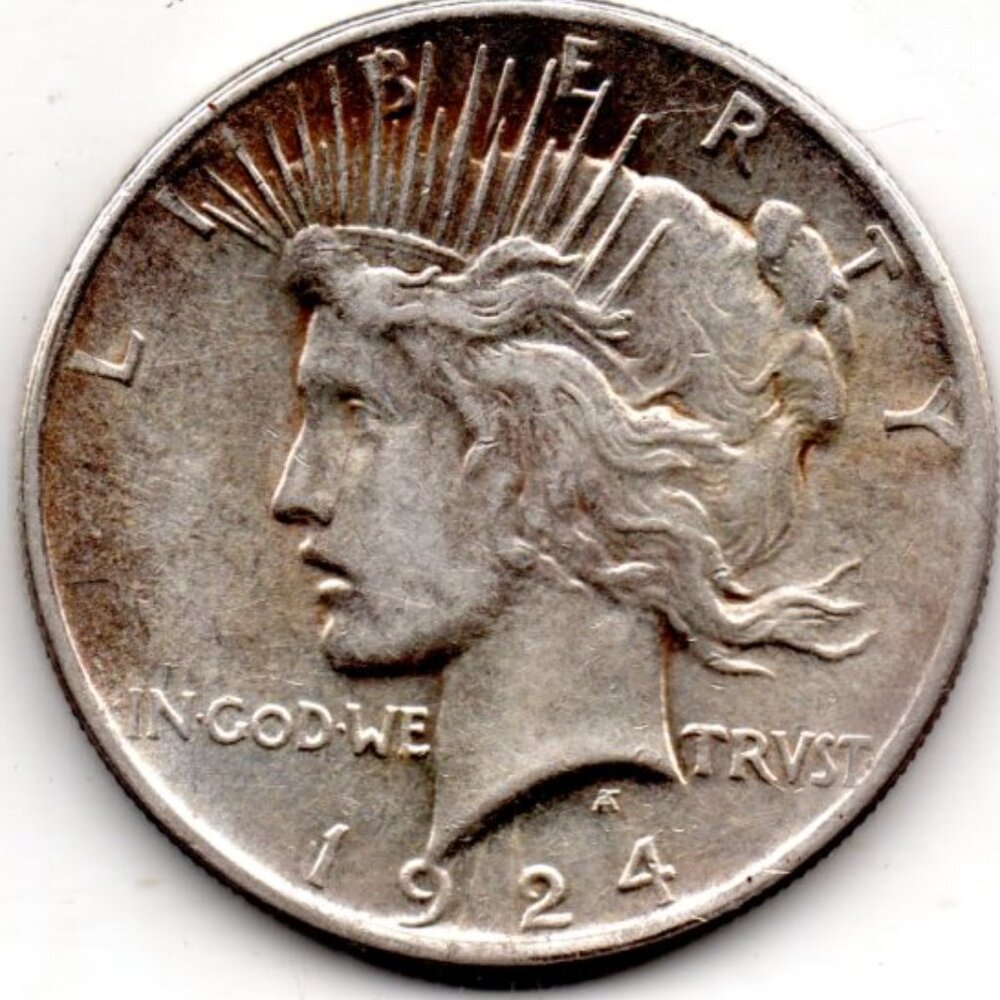 Scarce 1924 Silver Peace Dollar - 90% Silver